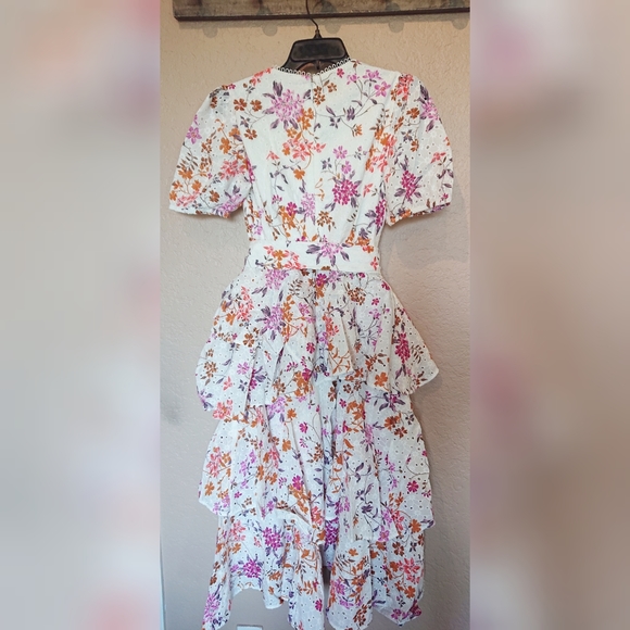 La Maison Talulah Jasmine Vines Tiered Midi Dress - Picture 10 of 12